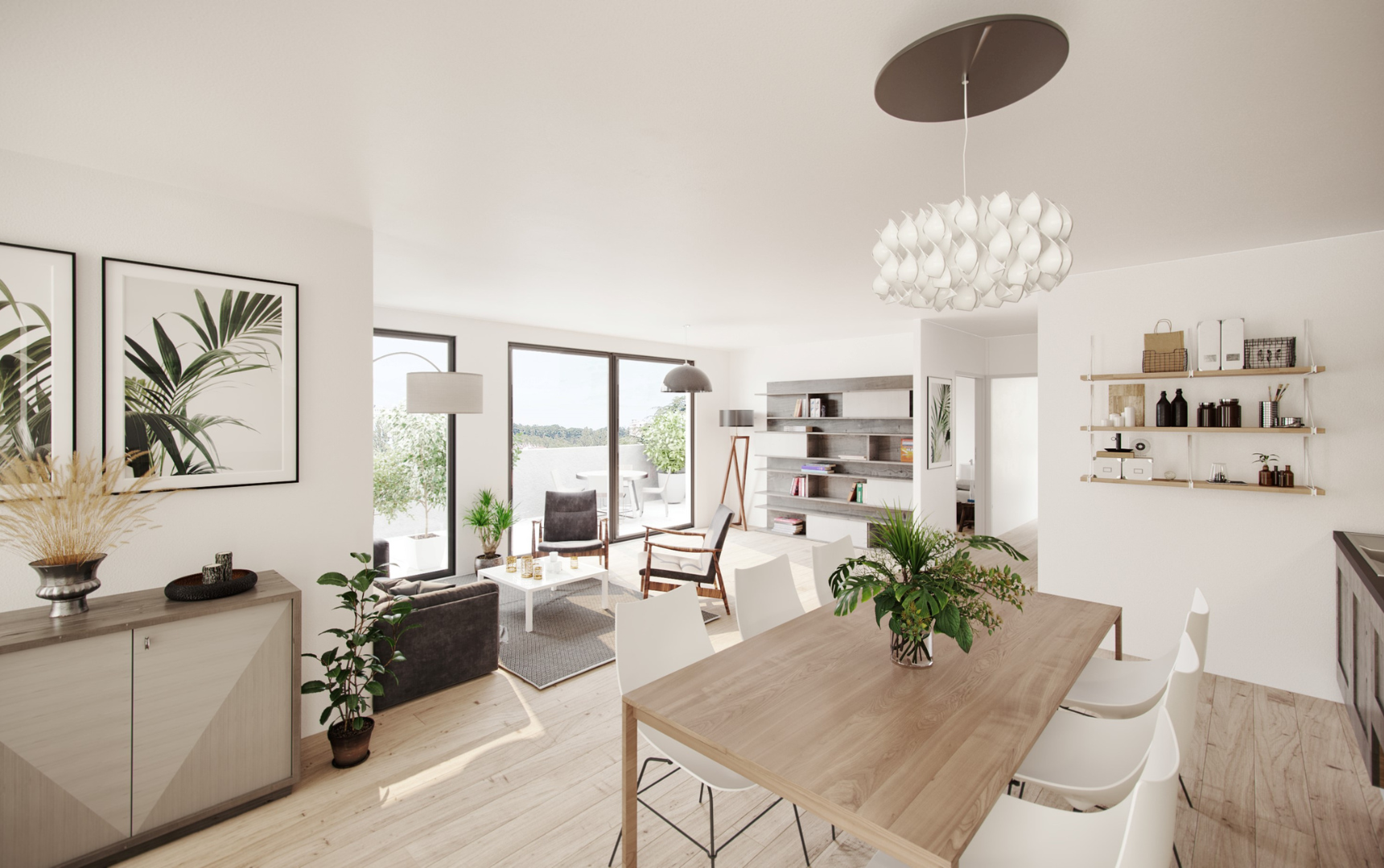 intérieur appartement moderne